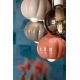 Pendule, Lustre suspendate - Lustra cu 6 pendule design italian realizat manual din ceramica si sticla AFOXÉ Mix