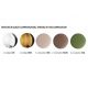 Pendule, Lustre suspendate - Lustra cu 6 pendule design italian realizat manual din ceramica si sticla AFOXÉ Mix