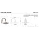 Aplice, corpuri de iluminat pentru pereti - Aplica de perete design clasic realizata manual POTENZA