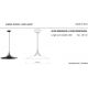 Pendule, Lustre suspendate - Pendul ceramic design retro realizat manual B&W