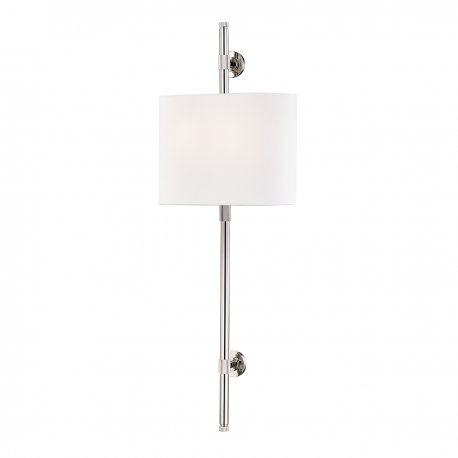 Aplice, corpuri de iluminat pentru pereti - Aplica de perete design clasic BOWERY nichel lustruit, cu 2 surse de lumina