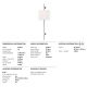 Aplice, corpuri de iluminat pentru pereti - Aplica de perete design clasic BOWERY nichel lustruit, cu 2 surse de lumina