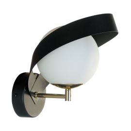 Aplice, corpuri de iluminat pentru pereti - Aplica de perete design modern Nela negru, auriu