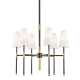 Candelabru LUX design clasic BOWERY bronz antichizat, cu 6 surse de lumina