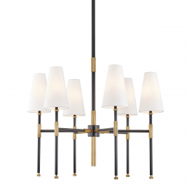 Candelabre, Lustre - Candelabru LUX design clasic BOWERY bronz antichizat, cu 6 surse de lumina