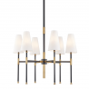 Candelabru LUX design clasic BOWERY bronz antichizat, cu 6 surse de lumina