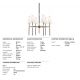 Candelabre, Lustre - Candelabru LUX design clasic BOWERY bronz antichizat, cu 6 surse de lumina