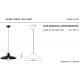 Pendule, Lustre suspendate - Pendul ceramic design retro realizat manual B&W