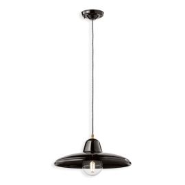 Pendul ceramic design retro realizat manual B&W