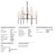 Candelabre, Lustre - Candelabru LUX design clasic BOWERY bronz antichizat, cu 9 surse de lumina