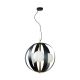 Candelabre, Lustre - Lustra design modern Nela negru, auriu 40cm