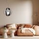 Candelabre, Lustre - Lustra design modern Nela negru, auriu 40cm