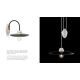 Pendule, Lustre suspendate - Lustra cu inaltime reglabila design retro realizata manual B&W