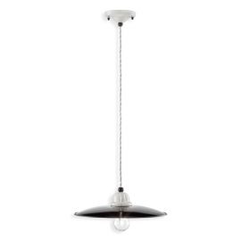 Lustra, Pendul design retro realizata manual B&W, diametru 30cm
