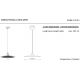 Pendule, Lustre suspendate - Lustra, Pendul design retro realizata manual B&W, diametru 35cm