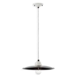 Lustra, Pendul design retro realizata manual B&W, diametru 35cm