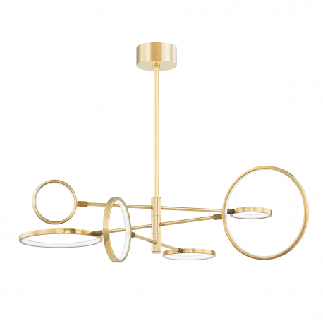 Candelabre, Lustre - Lustra LED dimabila design modern SATURN