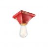 Plafoniera design retro realizata manual din ceramica VINTAGE, 15x15cm