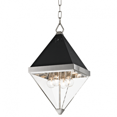Pendule, Lustre suspendate - Pendul LUX design modern COLTRANE small, nichel lustruit