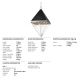 Pendule, Lustre suspendate - Pendul LUX design modern COLTRANE big, nichel lustruit