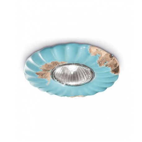 Spoturi tavan fals - Spot incastrabil design retro realizat manual din ceramica VINTAGE