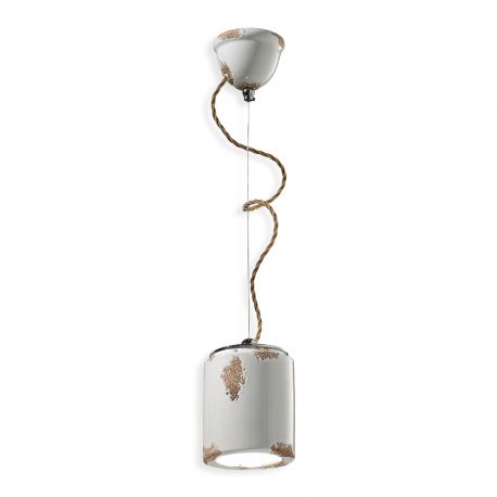 Pendule, Lustre suspendate - Pendul design retro realizat manual din ceramica VINTAGE