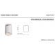 Plafoniere cu spoturi, Spoturi aplicate - Spot aplicat design retro realizat manual din ceramica VINTAGE