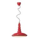 Lustra design retro realizat manual din ceramica VINTAGE