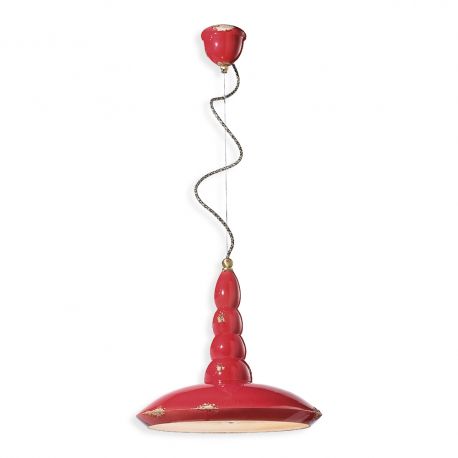 Pendule, Lustre suspendate - Lustra design retro realizat manual din ceramica VINTAGE