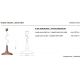 Pendule, Lustre suspendate - Lustra design retro realizat manual din ceramica VINTAGE