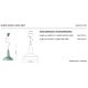 Pendule, Lustre suspendate - Lustra design retro realizat manual din ceramica VINTAGE