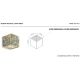 Aplice, corpuri de iluminat pentru pereti - Aplica de perete design retro realizata manual din ceramica VINTAGE