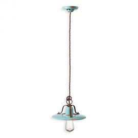 Pendul design retro realizat manual din ceramica COUNTRY, 25cm