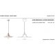 Pendule, Lustre suspendate - Pendul design retro realizat manual din ceramica COUNTRY, 40cm