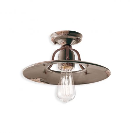 Plafoniere - Plafoniera design retro realizata manual din ceramica COUNTRY, 30cm