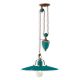 Pendule, Lustre suspendate - Pendul cu inaltime reglabila design retro realizat manual din ceramica COUNTRY