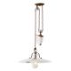 Pendule, Lustre suspendate - Pendul cu inaltime reglabila design retro realizat manual din ceramica COUNTRY