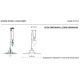 Pendule, Lustre suspendate - Pendul cu inaltime reglabila design retro realizat manual din ceramica COUNTRY