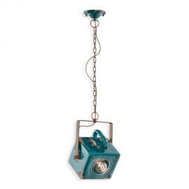 Pendul design retro realizat manual din ceramica INDUSTRIAL