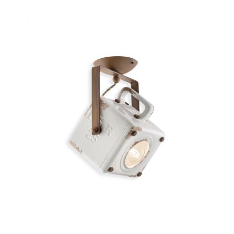 Plafoniere - Plafoniera design retro realizat manual din ceramica INDUSTRIAL