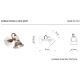 Aplice, corpuri de iluminat pentru pereti - Aplica de perete design retro realizata manual din ceramica LOFT