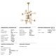 Candelabre, Lustre - Candelabru LUX design modern FLEMING