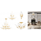 Candelabre, Lustre - Candelabru LUX realizat manual, design deosebit BLOSSOM cu 20 surse de lumina