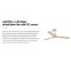 Lustre cu ventilator - Lustra cu Ventilator si telecomanda LANTAU L LED DC nickel/pin