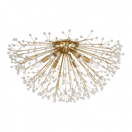 Pendule, Lustre suspendate - Plafoniera LUX design modern DUNKIRK alama antichizata, cu 6 surse de lumina