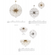 Pendule, Lustre suspendate - Plafoniera LUX design modern DUNKIRK alama antichizata, cu 6 surse de lumina