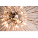 Candelabre, Lustre - Candelabru LUX design modern DUNKIRK nichel lucios, cu 10 surse de lumina