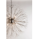 Candelabre, Lustre - Candelabru LUX design modern DUNKIRK nichel lucios, cu 10 surse de lumina