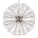 Candelabru LUX design modern DUNKIRK nichel lucios, cu 10 surse de lumina