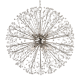 Candelabre, Lustre - Candelabru LUX design modern DUNKIRK nichel lucios, cu 10 surse de lumina